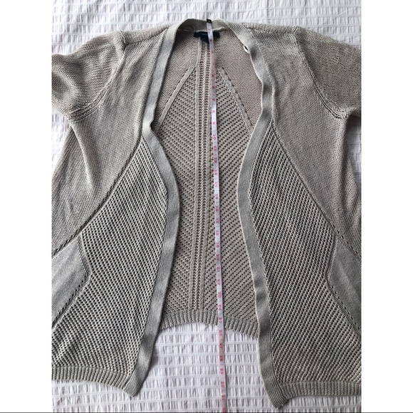 Neutral Knit Cardigan with Detailed Knit Pattern - Picture 8 of 15